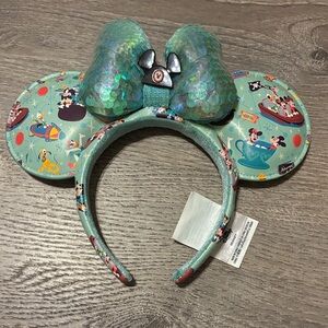 Disney Teal Minnie Mouse Sequin Ears